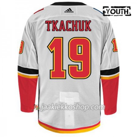 Lapsille NHL Calgary Flames Pelipaita MATTHEW TKACHUK 19 Adidas Valkoinen Authentic
